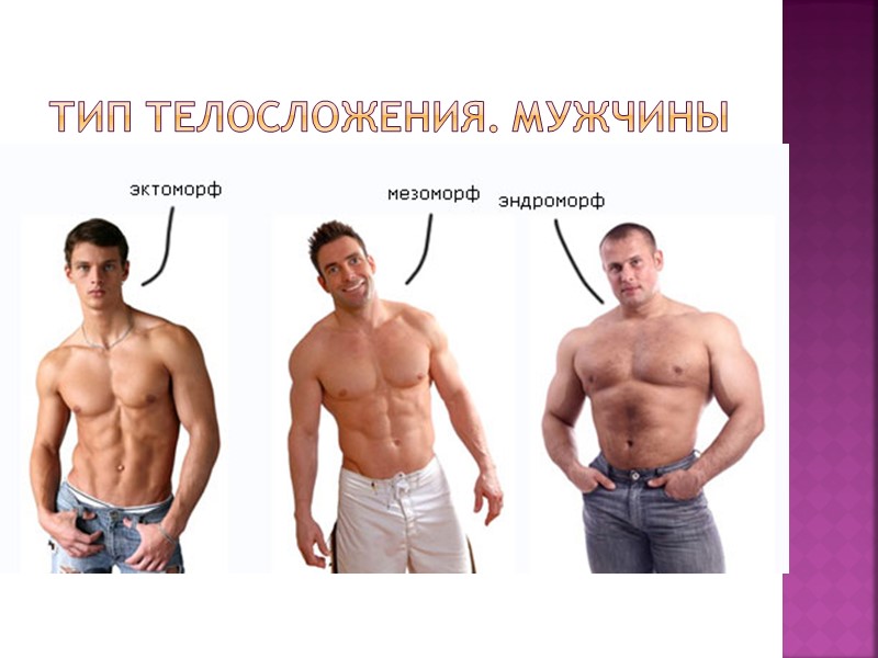 Тип телосложения. мужчины